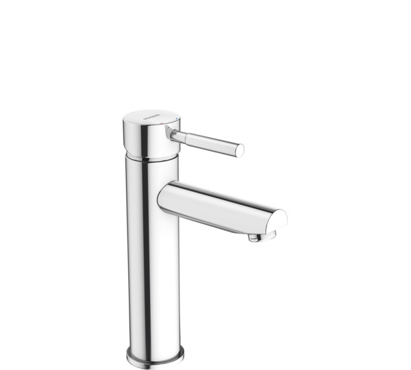 Monomando de lavabo medio alto Cromado Tau